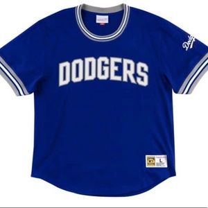 Mitchell & Ness Dodgers shirt size youth 10-12 M